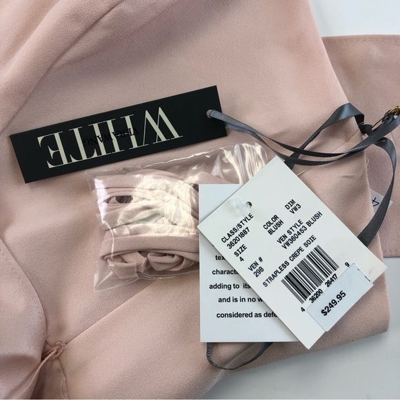 Vera Wang formal NWT gown full length NWT Size 4 - Picture 6 of 8